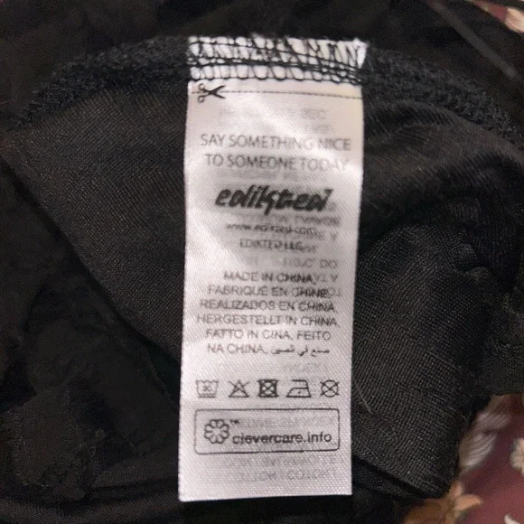 NWOT - Edikted Black Shredded Mini Dress with Plunge Neckline - Picture 9 of 11